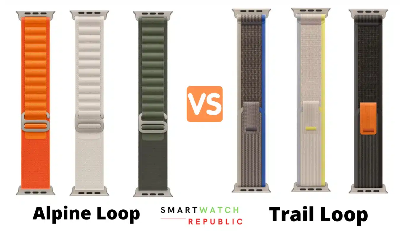 Apple Watch Ultra Trail Loop vs Alpine Loop:Color Options